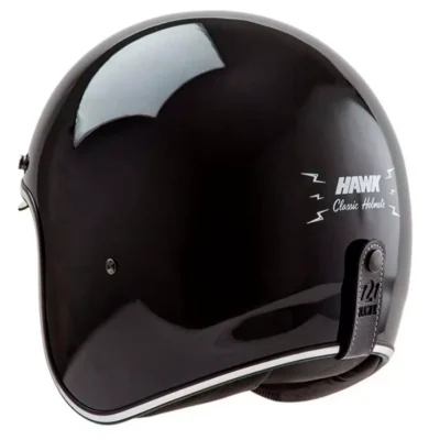 Casco Hawk 721 Challenger Negro Brillo - Imagen 2