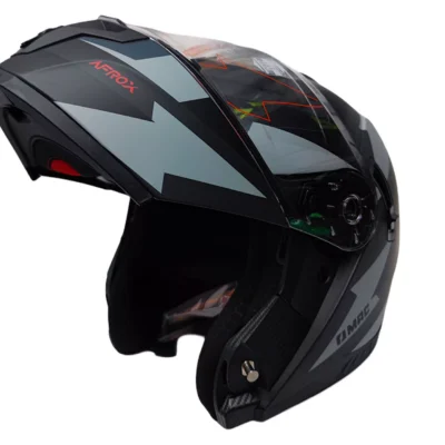 Casco Rebatible MAC BLAZE - Negro/Gris