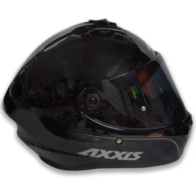 Casco Axxis Draken Negro Brillo