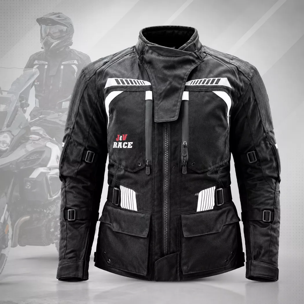 Campera JyV Race Viper - 4 Estaciones - MUJER N/B