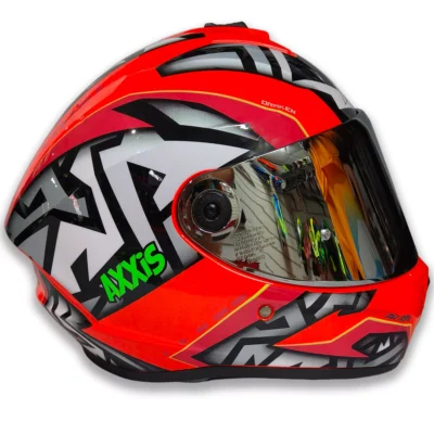 Casco Axxis Draken Jolly - Rojo Brillo