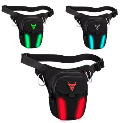 Bolso Muslero/Bandolera Con Led a Pila Doble AA