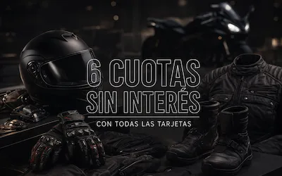 cuotas sin interes accesorios para motos