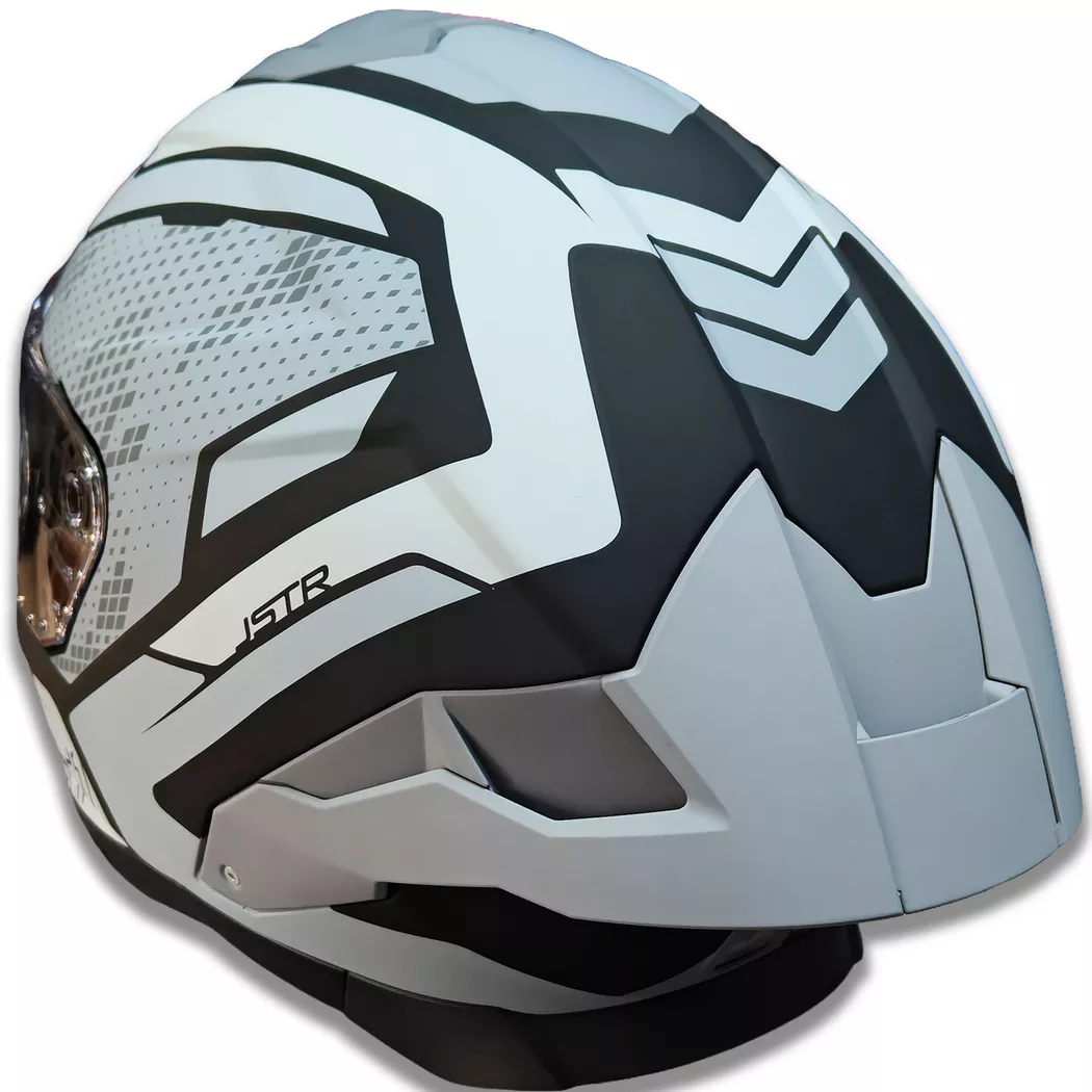 Casco Just 1 - STR - Union - Gris/Blanco - Imagen 5