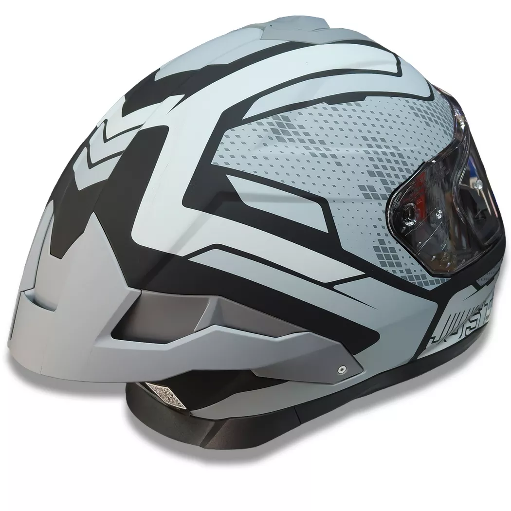 Casco Just 1 - STR - Union - Gris/Blanco - Imagen 2