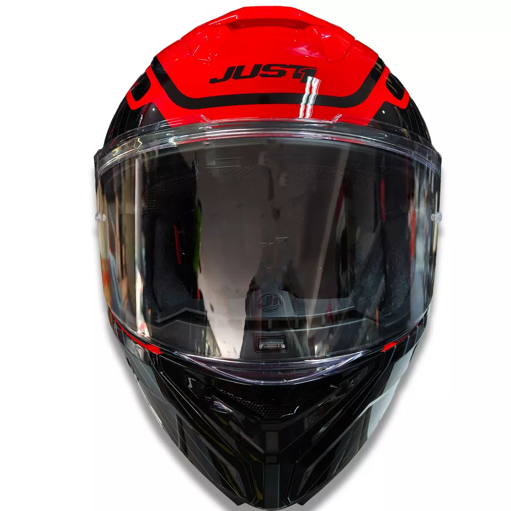 Casco Just 1 - STR - Tactical - Rojo/Blanco - Imagen 2