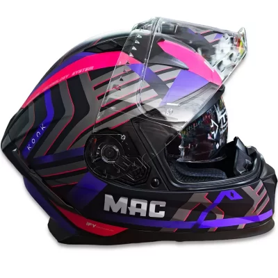 Casco Mac Force  Konk - Violeta/Gris
