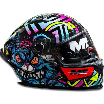 Casco MT - Doble Visor - Braker Crazy Teddy