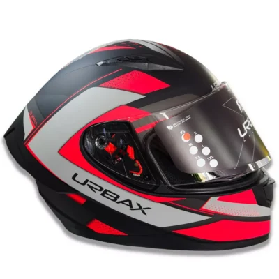 CASCO URBAX Ava Supra FF313 Rojo/Gris