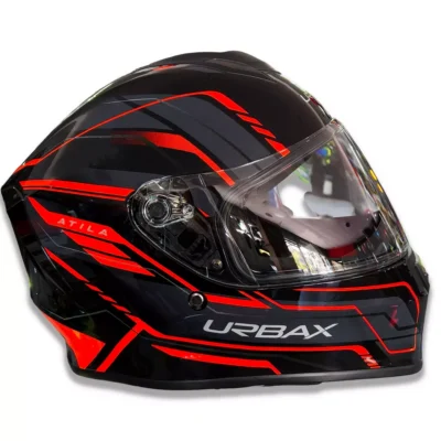 CASCO URBAX Mito Atila FF018 Negro/Naranja