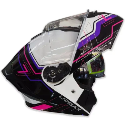 CASCO URBAX Atlas Duplo FF911 Rosa/Blanco
