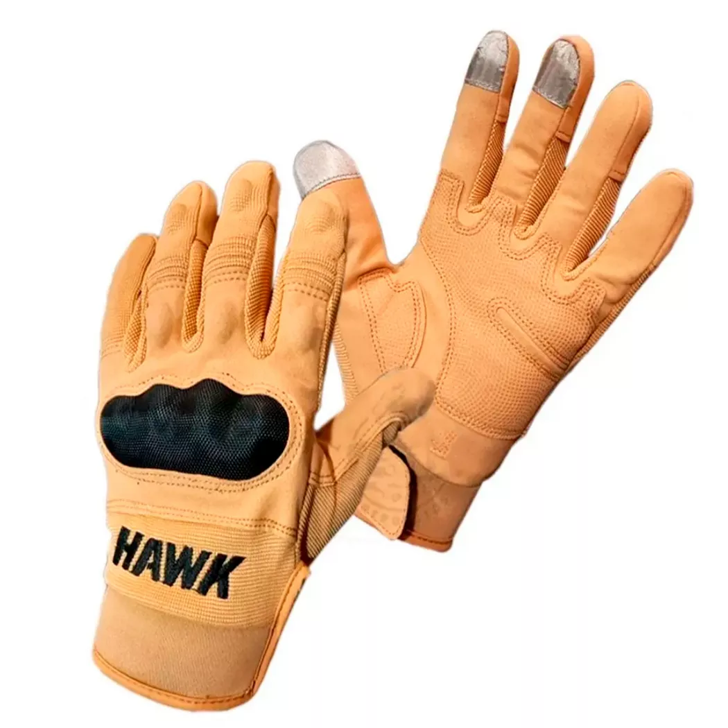 Guantes Hawk Army Camel