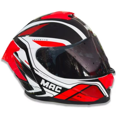 Casco Mac 956 Ozono Vendetta + Visor de Regalo - Rojo/Blanco