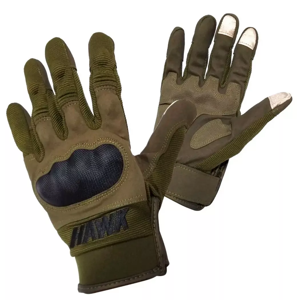 Guantes Hawk Army Green
