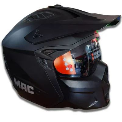 Casco MAC Abierto Modular Edge Negro