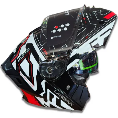 CASCO URBAX Atlas Kioto FF911 Blanco/Rojo