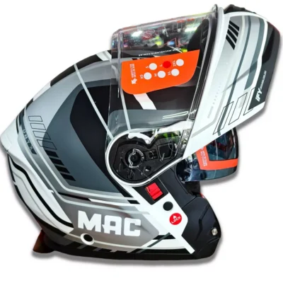 Casco Rebatible MAC Onyx Pulse - Gris