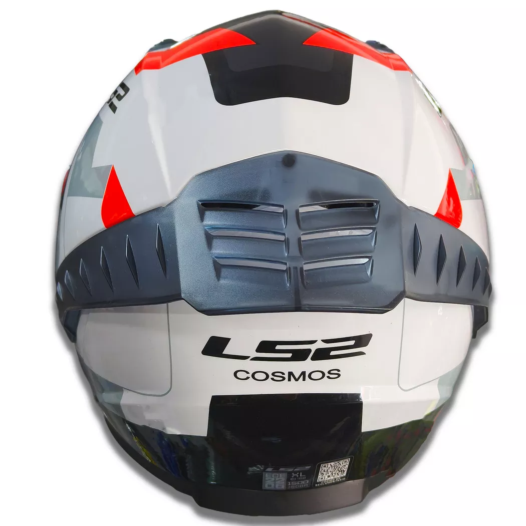 Casco Ls2 816 Cosmos - Bokanix - Blanco/Rojo - Imagen 9