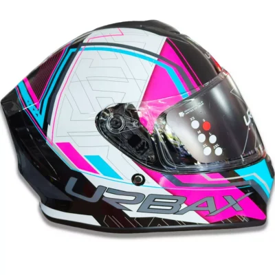 CASCO URBAX Mito VETA FF018 Negro/Rosa